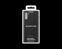 Луксозен силиконов гръб Silicone Cover оригинален EF-PN970TBEGWW за Samsung Galaxy Note 10 N970F черен